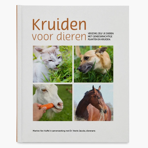 Kruiden voor dieren boek van Martine Van Huffel