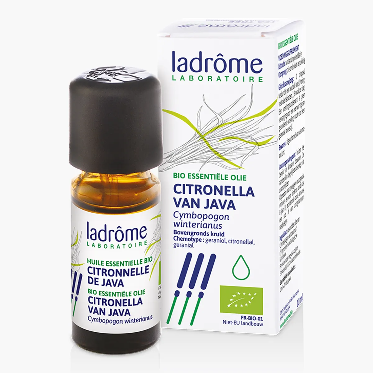 Etherische olie Citronella van Java bio - Ladrôme