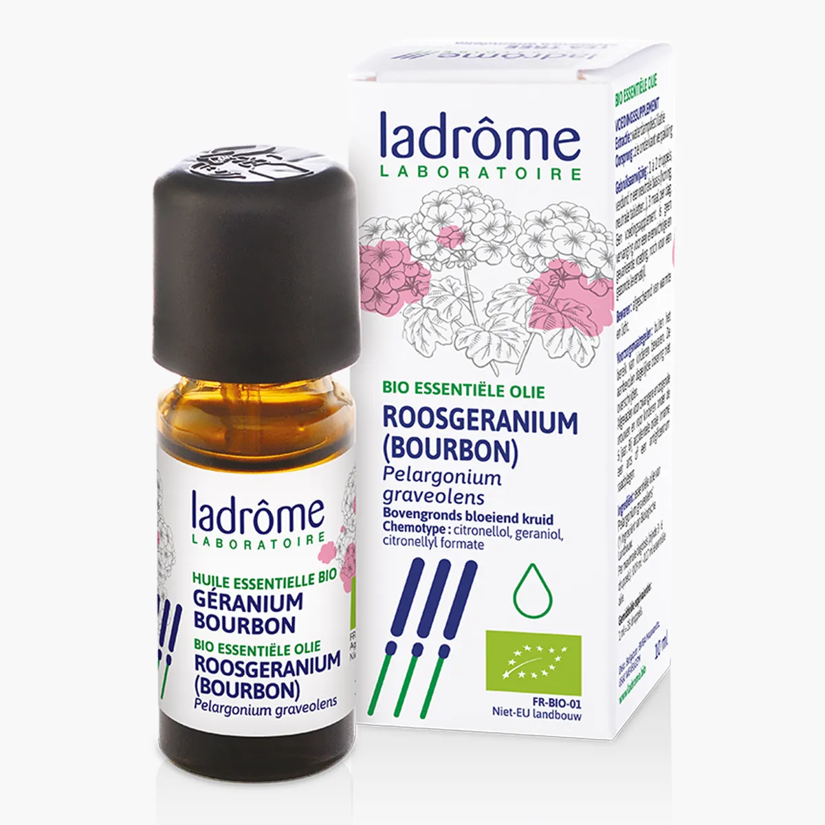 Etherische olie Roosgeranium Bourbon bio - Ladrôme